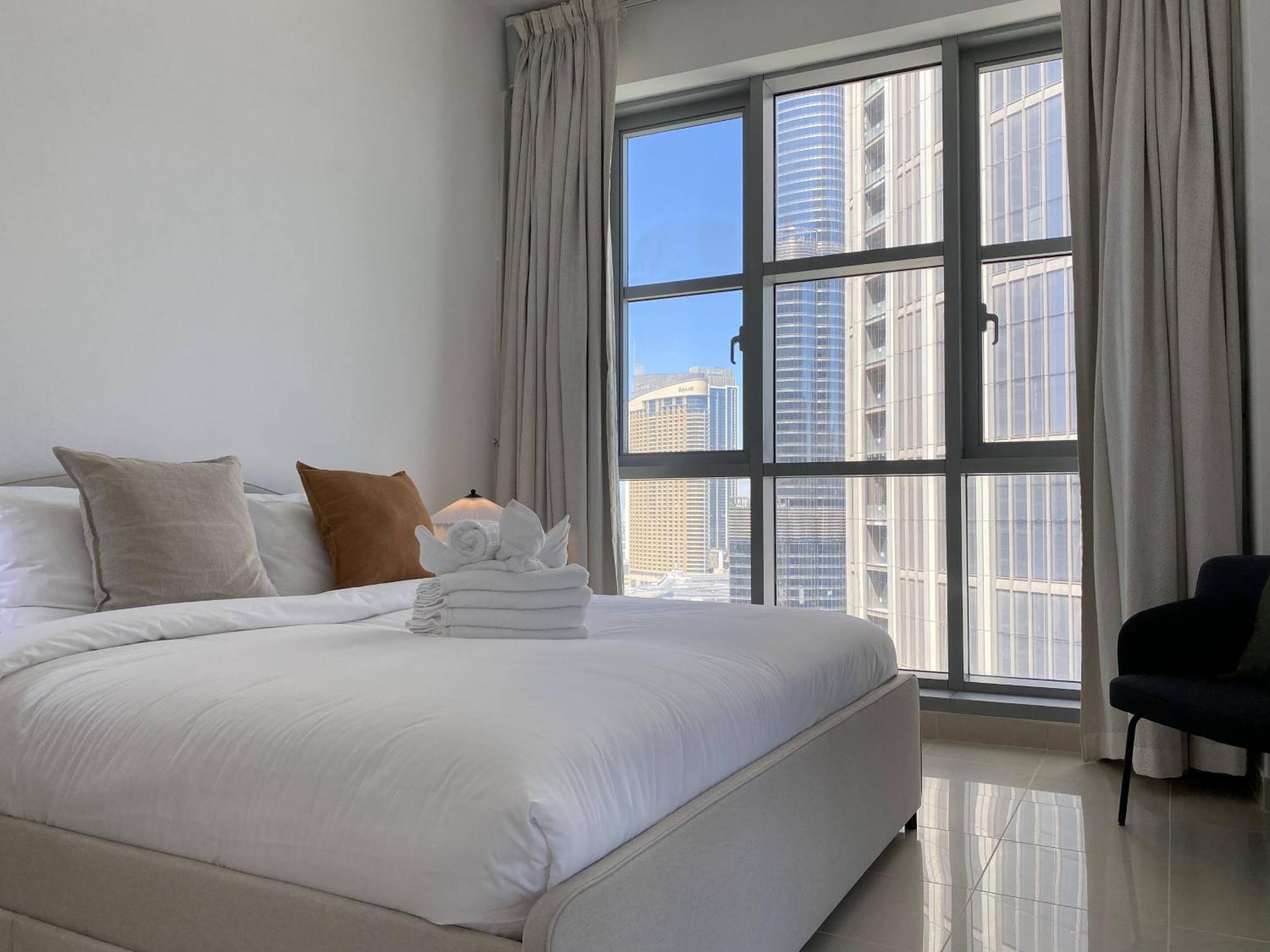 Lux Bnb Standpoint Tower Burj & Fountain Views Dubai Buitenkant foto